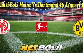 Prediksi Bola Mainz Vs Dortmund 26 Januari 2023