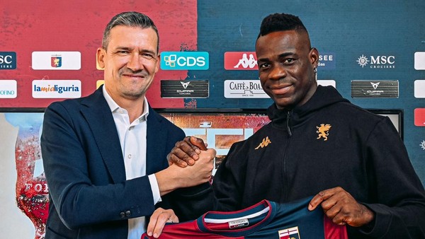 Resmi Mario Balotelli Bergabung Dengan Genoa