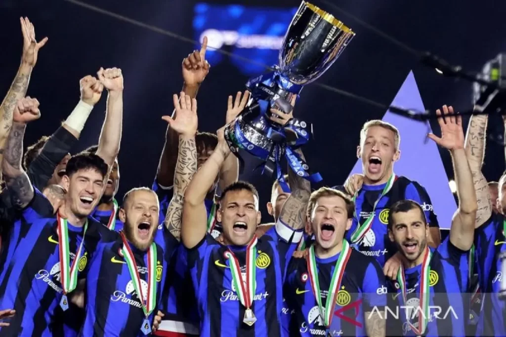 Inter Milan Kini Bidik Quattrick Juara Supercoppa Italiana
