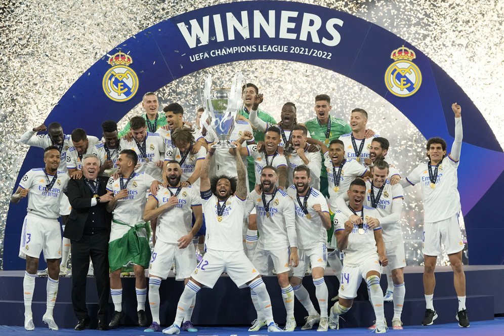 Real Madrid Tercatat Menjadi Tim Terbanyak Menangkan Liga Champions