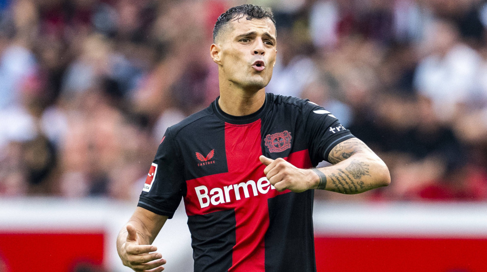 Juventus Tengah Berupaya Mendekati Granit Xhaka di Leverkusen