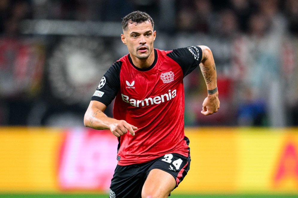 Juventus Tengah Berupaya Mendekati Granit Xhaka di Leverkusen
