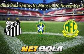 Prediksi Bola Santos Vs Mirassol 20 November 2025